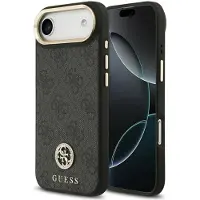 GUESS 4G Strass Logo MagSafe-fodral för iPhone Air – svart