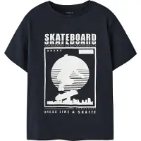 Name it T-shirt - NkmThomas - Hälsning m. Tryck - - 7-8 år (122-128) - T-shirt
