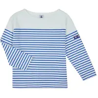 Petit Bateau Långärmade T-shirts MARINIERE TS flickor - Blå - 12 år