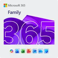 Microsoft 365 Family - Abonnemangslicens (1 år) - upp till 6 användare, upp till 5 enheter - ESD - Win, Mac - Alla språk