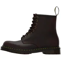 Dr. Martens unisex. 11822609 1460 Crazy Horse läderstövlar vinröd (45), Hud, Karta, 1 till 3 cm, Nyckelband, Casual, Bordeaux