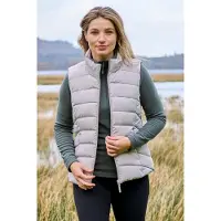 Mountain Warehouse Opal - vadderad väst för damer/kvinnor (Ljusbeige)