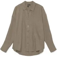 Vero Moda Blus 'VMMelaney' taupe