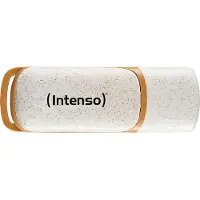 Intenso Green Line - USB flash-enhet - 32 GB - USB 3.2 Gen 1 - beige, brun
