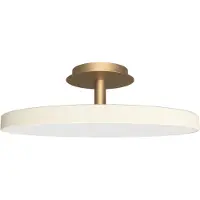UMAGE Design taklampa Asteria UP PLUS, dimbar, Creme / bärnsten, Vardagsrum / matsal, Metall, Design, Taklampa