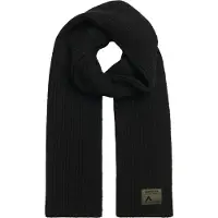 Superdry unisex. Y9310081A Stickad halsduk Workwear svart (OSFA), Casual, Ull, Återvunnen polyester, Hållbar