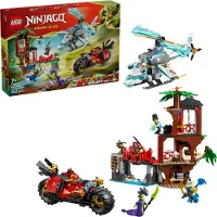 LEGO NINJAGO 71857 Showdown på trädhuset med ninja-motorcykeln (71857)