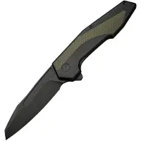 CIVIVI Hypersonic C22011-1 Black Stainless, OD Green G10 pocket knife, Gustavo T. Cecchini design