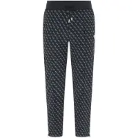 GUESS Sportbyxa 'KORBIN' svart / vit