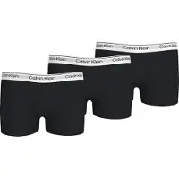 Calvin Klein 3 Pack Boys Trunks Icon Cotton Stretch