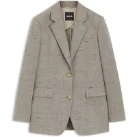 BOSS Regular-fit blazer in a wool blend