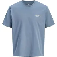 Jack & Jones Junior T-shirt 'JJEArchive' ljusbeige / safir