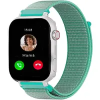 Savefamily White Casing + Mint Green Fabric Strap Sf-sw+b.ctvm Smartklocka