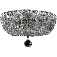 Maytoni Kristall taklampa Basfor, dimbar, Aluminium / grå / zink, Vardagsrum / matsal, Metall, Taklampa