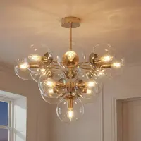 Domiluce Taklampa Zumba , dimbar, Mässing / guld, Vardagsrum / matsal, Metall, Modern, Taklampa