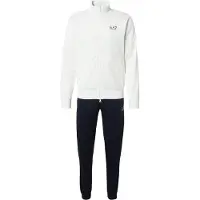 Emporio Armani Träningsoverall marinblå / vit