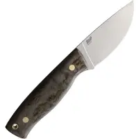 Brisa Skinner 90 - Elmax Flat - Stabilized Curly Birch 361 hunting knife