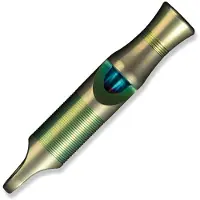 We Knife Titanium A-05CP 120dB green, emergency whistle