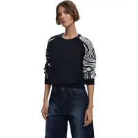 Desigual Svart Polyester Kvinnas Tröja