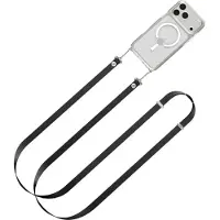 Spigen DA30L, Halsrem, Svart, Nylon, Läder, Apple, 0,9 m