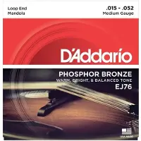 Daddario EJ76 Phosphor Bronze Mandola Strings Medium 15-52