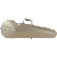 Bam LOpera Supreme Polycarbonate Violin Case Champagne & Silver