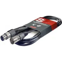 Stagg SMC10 10m XLR to XLR Microphone Cable Black