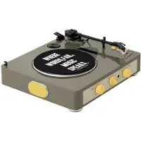 Gadhouse Brad MKII Record Player with Bluetooth Grey