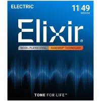 Elixir 12102 NANOWEB Medium Strings 11-49