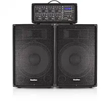 SubZero SZPA-815 300W 15-tums PA-System med Digital Mediaspelare
