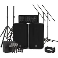 SubZero SZPA-612 250W 12-tums PA-System med Mikrofoner och Stativ