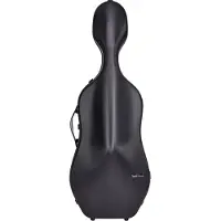 Bam SUP1005XL Hightech Polycarbonate Cello Case Black with Black Handle