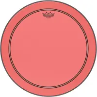 Remo Powerstroke 3 Colortone Red 22 Bass Drum Head