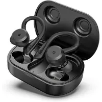Tie Studio TBE1018 In Ear hörlurar Bluetooth Svart Vattentålig, Öronbygel Sport