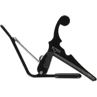 Kyser Quick-Change Capo för banjos, ukuleler och mandoliner, svart, KBMB