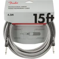 Fender Deluxe 5.5 m Rak Instrumentkabel Svart Tweed
