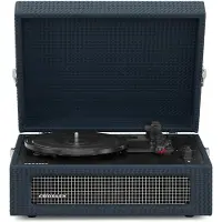 Crosley Voyager Portable Turntable with Bluetooth Out Navy