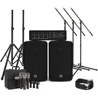 SubZero SZPA-410 175W 10-tums PA-System med Mikrofoner och Stativ