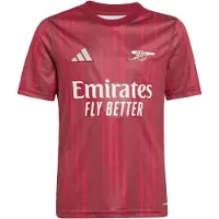 Adidas Arsenal Tränings T-Shirt Pre Match - Bordeaux/Ruby Barn - , storlek 152 cm