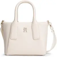 Tommy Hilfiger Essential Metallic Logo Crossbody Tote Bag