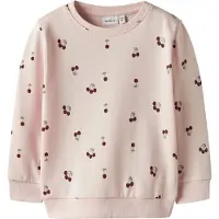 Name it Sweatshirt - Noos - NmfValba - Crystal Rosa m. Körsbär - - 2 år (92) - Sweatshirt