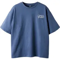 Name it T-shirt 'NKMBleze' safir / khaki / körsbärsröd / vit