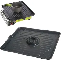 Meva Grillgaller för campingkök med gasolbrännare och brännarfunktion CAST IRON