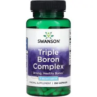 Swanson Health Trippel Bor Komplett, 3 mg, 250 Kapslar