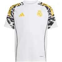 Adidas Real Madrid X Marvel Tränings T-Shirt Tiro 25 - Vit/Guld Barn - , storlek 164 cm