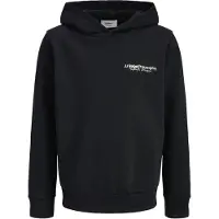 JJ REBEL Sweatshirt 'JREBZACK' svart / vit