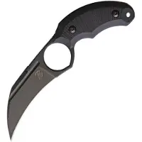 Bastinelli Creations HARPY Fixed Blade Black