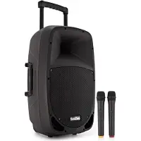 SubZero P12 Portabel PA-högtalare med Bluetooth & trådlösa mikrofoner