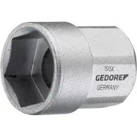 Gedore 19 SK 21 2225964 Ytter-sexkantig Hylsnyckelinsats 21 mm Sexkant