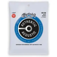 Martin Gitarrsträngar Authentic Acoustic SP 80/20 Bronze 12-String Light 12-54